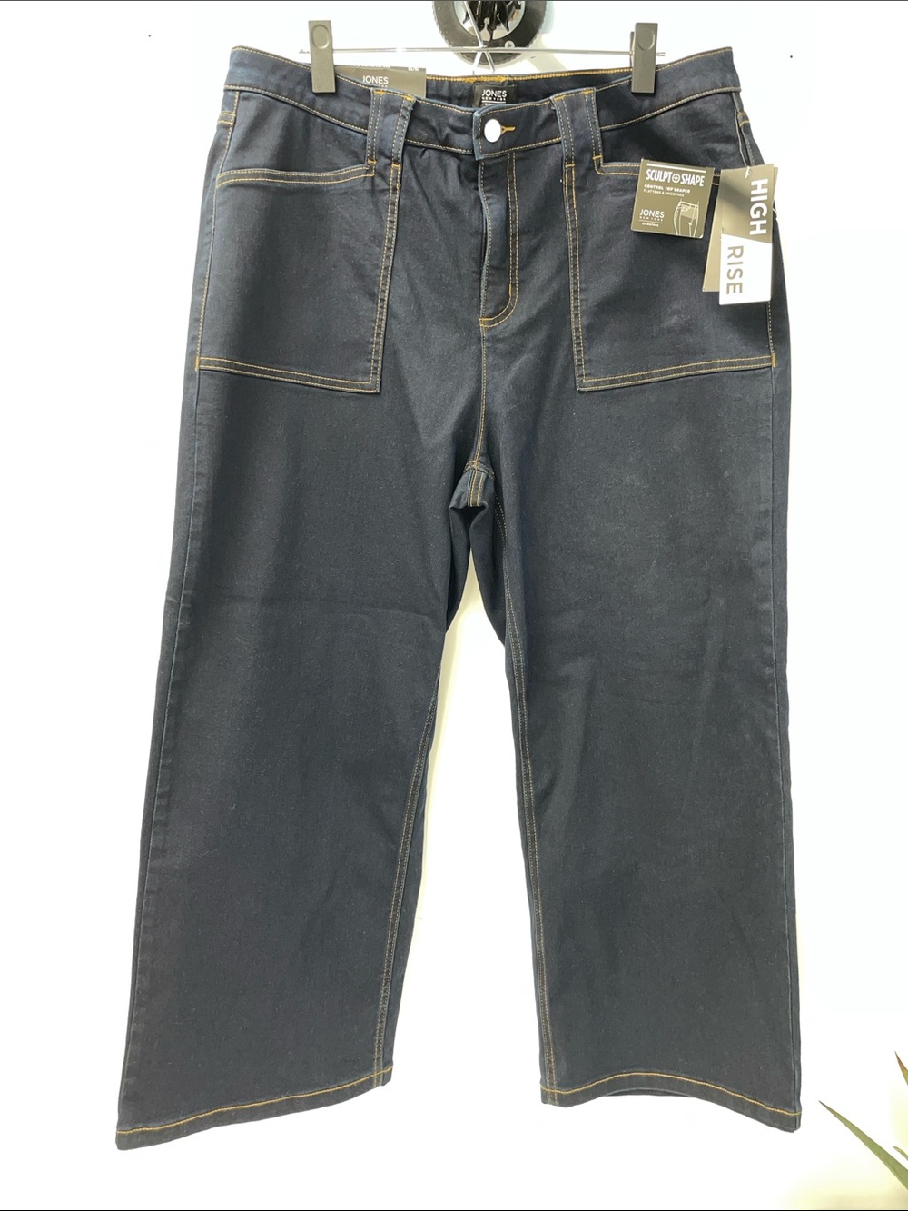 JONES NEW YORK CONTROL TOP WIDE LEG JEANS FTL-08-134
